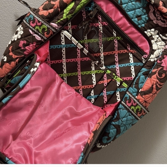 VEUC Vera Bradley Floral Backpack in Brown and Multicolor - Picture 5 of 7